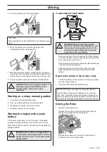 Preview for 17 page of Gardol G125-85F Operator'S Manual