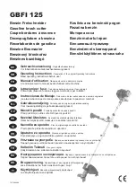 Preview for 1 page of Gardol GBFI 125 Operating Instructions Manual