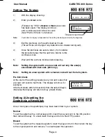Предварительный просмотр 7 страницы GARDTEC 800 User Instructions