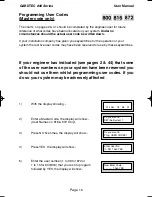 Preview for 16 page of GARDTEC 800 User Instructions