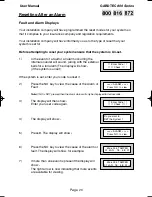 Предварительный просмотр 21 страницы GARDTEC 800 User Instructions