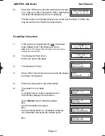 Предварительный просмотр 22 страницы GARDTEC 800 User Instructions