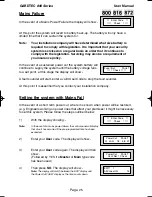 Preview for 26 page of GARDTEC 800 User Instructions