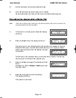 Preview for 27 page of GARDTEC 800 User Instructions