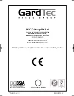 Предварительный просмотр 48 страницы GARDTEC 800 User Instructions