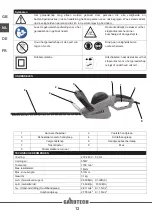 Предварительный просмотр 12 страницы GARDTECH GT15018/HTLD14 Manual