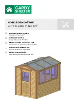 GARDY SHELTER 7022 Assembly Instructions Manual preview