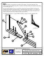 Предварительный просмотр 7 страницы Gared Holdings SGRDSPT Series Installation And Assembly Instructions