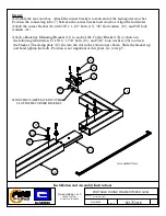 Предварительный просмотр 8 страницы Gared Holdings SGRDSPT Series Installation And Assembly Instructions