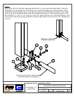 Предварительный просмотр 8 страницы Gared Holdings SGSQPT Installation And Assembly Instructions