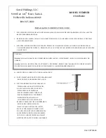 Предварительный просмотр 4 страницы Gared 151651461 Assembly/Installation Instructions