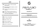 Preview for 4 page of Garelli PRIMABICI User Manual