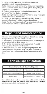 Preview for 14 page of Garett Beauty Lift Eye Pro User Manual