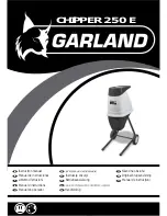 Предварительный просмотр 1 страницы Garland 250 E Instruction Manual