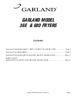 Preview for 3 page of Garland 3611-SFBL Parts List