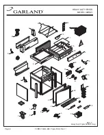 Предварительный просмотр 8 страницы Garland 3611-SFBL Parts List