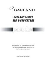 Garland 36E Parts List preview