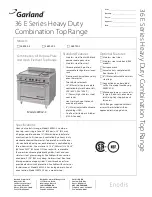 Предварительный просмотр 1 страницы Garland 36E Specifications