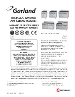 Предварительный просмотр 1 страницы Garland 6R24RR Installation And Operation Manual