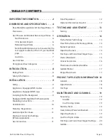 Preview for 3 page of Garland 6R24RR Installation And Operation Manual