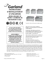 Предварительный просмотр 21 страницы Garland 6R24RR Installation And Operation Manual