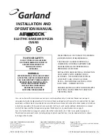 Garland Air Deck Installation And Operation Manual предпросмотр