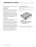 Предварительный просмотр 11 страницы Garland Air Deck Installation And Operation Manual