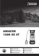 Garland AMAZON 1209 XE 4T Instruction Manual preview
