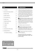 Preview for 16 page of Garland AMAZON 1209 XE 4T Instruction Manual