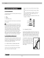 Preview for 22 page of Garland AMAZON 300 E Instruction Manual