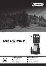 Garland AMAZON 550 E Instruction Manual preview