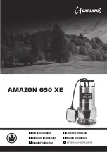 Garland AMAZON 650 XE Instruction Manual preview