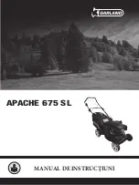 Garland APACHE 675 SL Manual preview