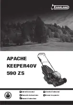 Preview for 1 page of Garland APACHE KEEPER 590 ZS Instruction Manual