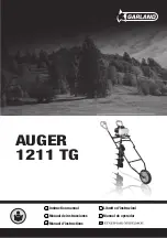 Garland AUGER 1211 TG Instruction Manual предпросмотр