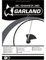 Preview for 1 page of Garland BC SHAKER 310 Instruction Manual