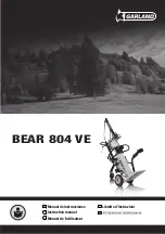 Garland BEAR 804 VE-V20 Instruction Manual preview