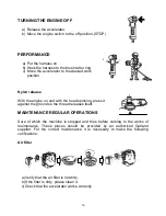 Preview for 36 page of Garland Best 260 P User Manual