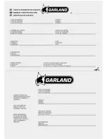 Preview for 63 page of Garland Best 260 P User Manual