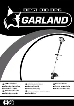 Garland BEST 310 DPG Instruction Manual preview