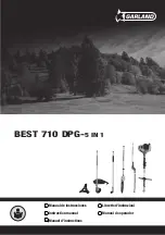 Garland BEST 710 DPG-5 IN 1 Instruction Manual preview