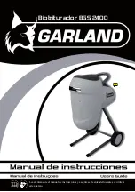 Garland BGS 2400 User Manual preview