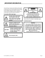 Preview for 3 page of Garland BH/BA 1500 Installation And Operation Manual