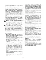 Preview for 16 page of Garland BLV 2500 CLV Operating Instructions Manual