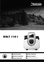 Preview for 1 page of Garland BOLT 110 I Instruction Manual