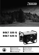 Garland BOLT 325 Q Instruction Manual preview