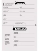 Preview for 59 page of Garland BULK 38 User Manual