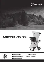 Предварительный просмотр 1 страницы Garland CHIPPER 790 QG Instruction Manual