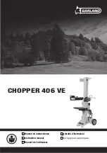 Garland CHOPPER 406 VE Instruction Manual предпросмотр