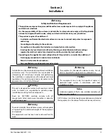 Предварительный просмотр 11 страницы Garland CL 3500-555 Installation, Operation And Maintenance Manual